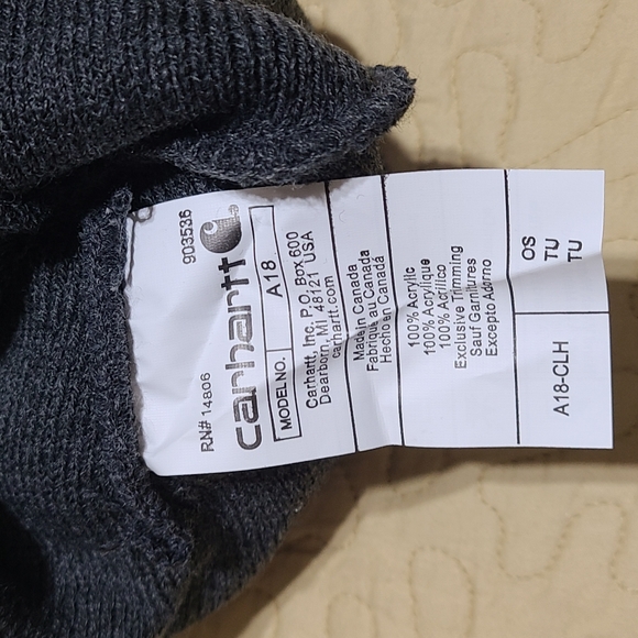 Carhartt knit cuffed logo beanie - Picture 4 of 5